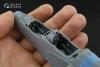 Quinta Studio QD48118 Mirage 2000-5B 3D-Printed & coloured Interior on decal paper (Kinetic) 1/48